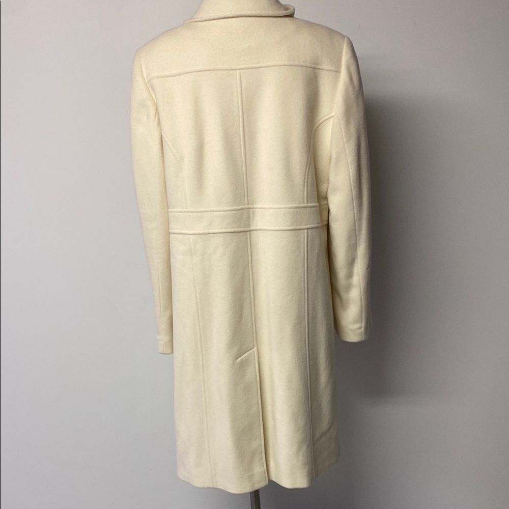 JESSICA Vintage Elegant Wool Blend Cream Women's Coat - Picture 5 of 16